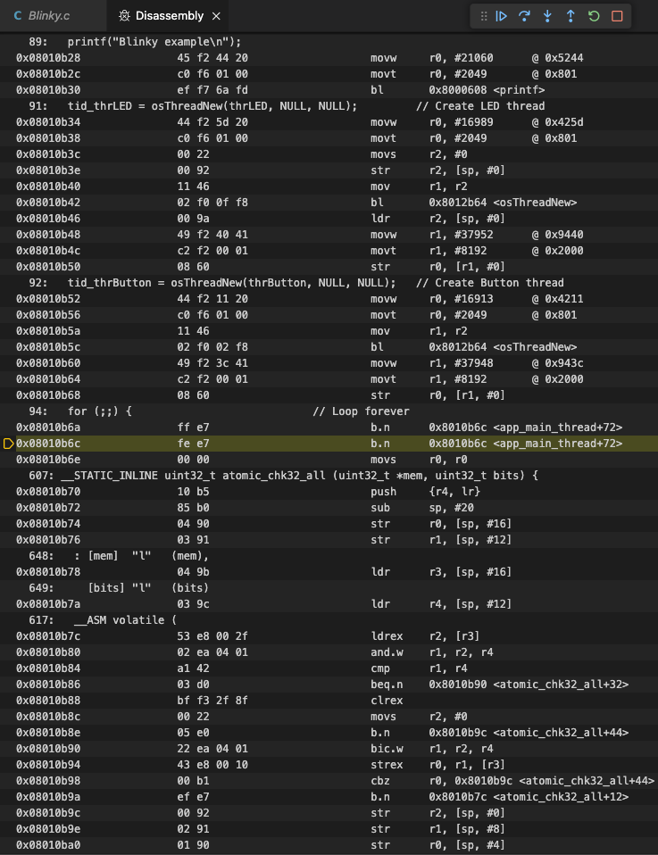 Disassembly View