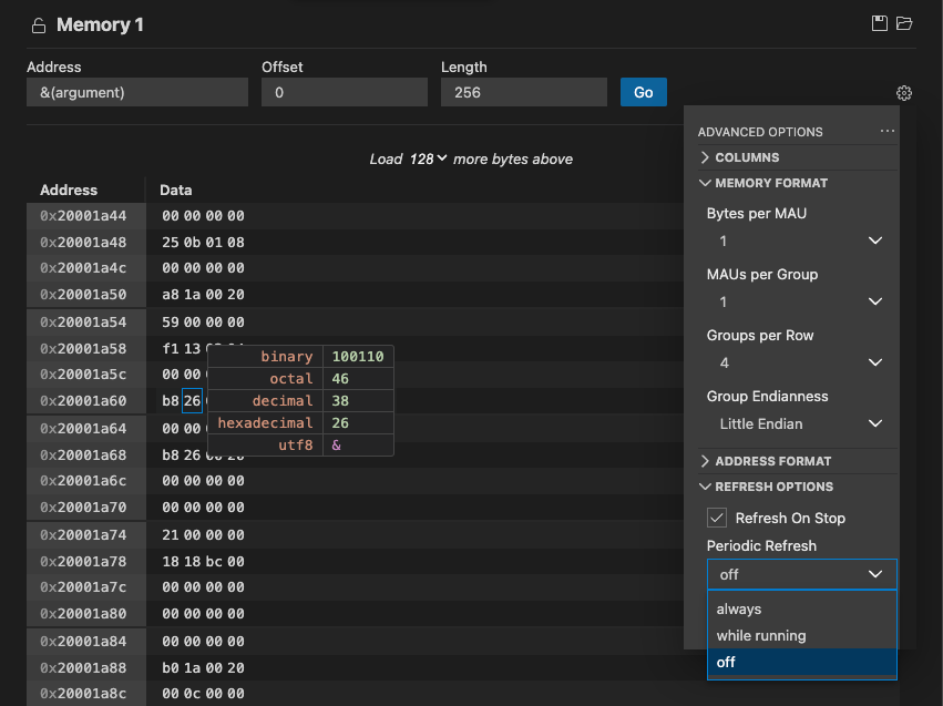 Memory Inspector
