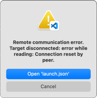 Remote communication error