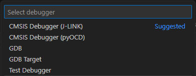 Debugger quick pick
